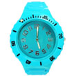 Plastic watch colorful with unidirectional bezel